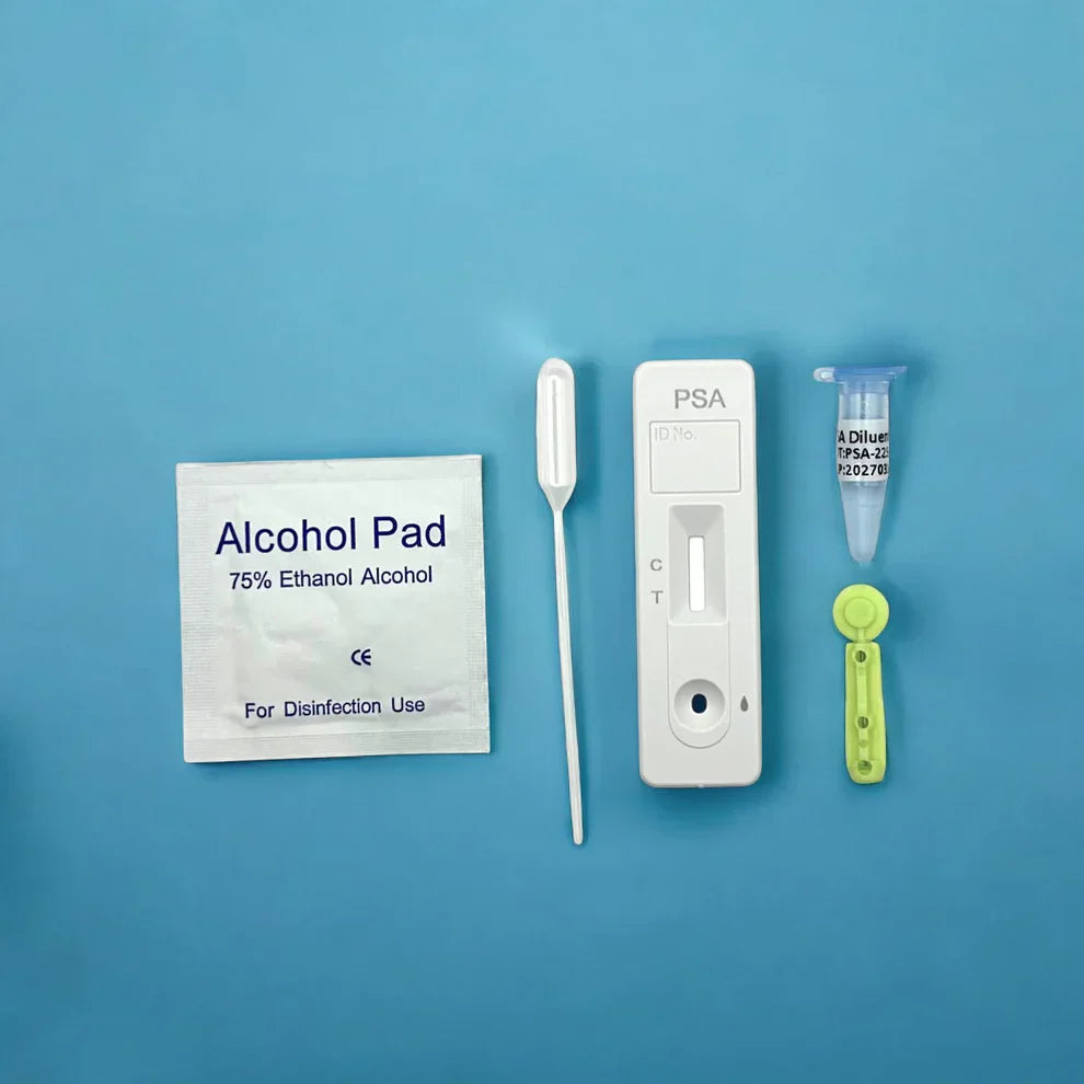 Kits de test PSA et FOB pour hommes à domicile - Résultats en 15 minutes, sans laboratoire ni rendez-vous.