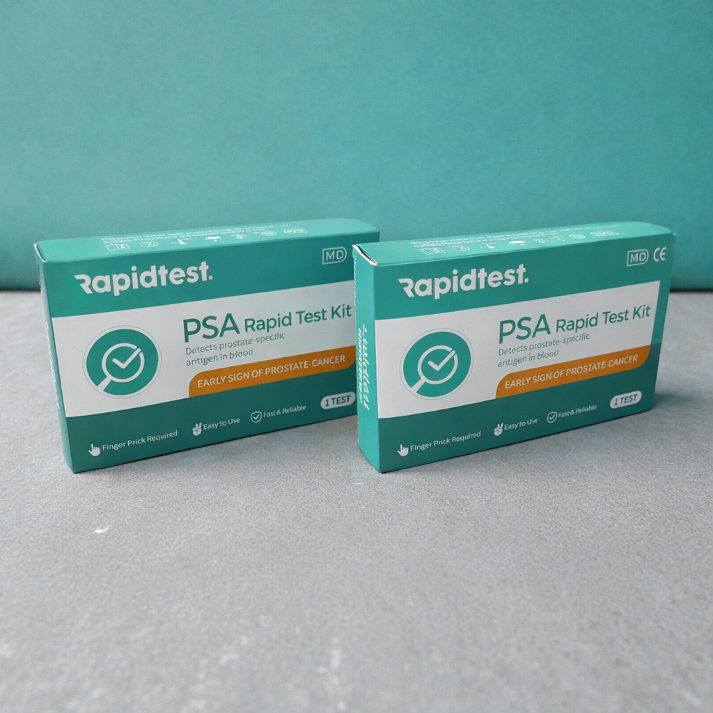 Kits de test PSA et FOB pour hommes à domicile - Résultats en 15 minutes, sans laboratoire ni rendez-vous.