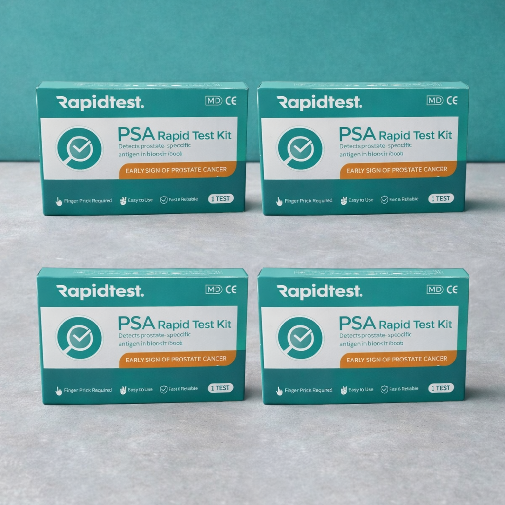 Kits de test PSA et FOB pour hommes à domicile - Résultats en 15 minutes, sans laboratoire ni rendez-vous.