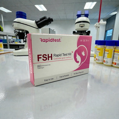 Test rapide du taux d'hormone FSH – Résultats rapides à domicile en 10 minutes