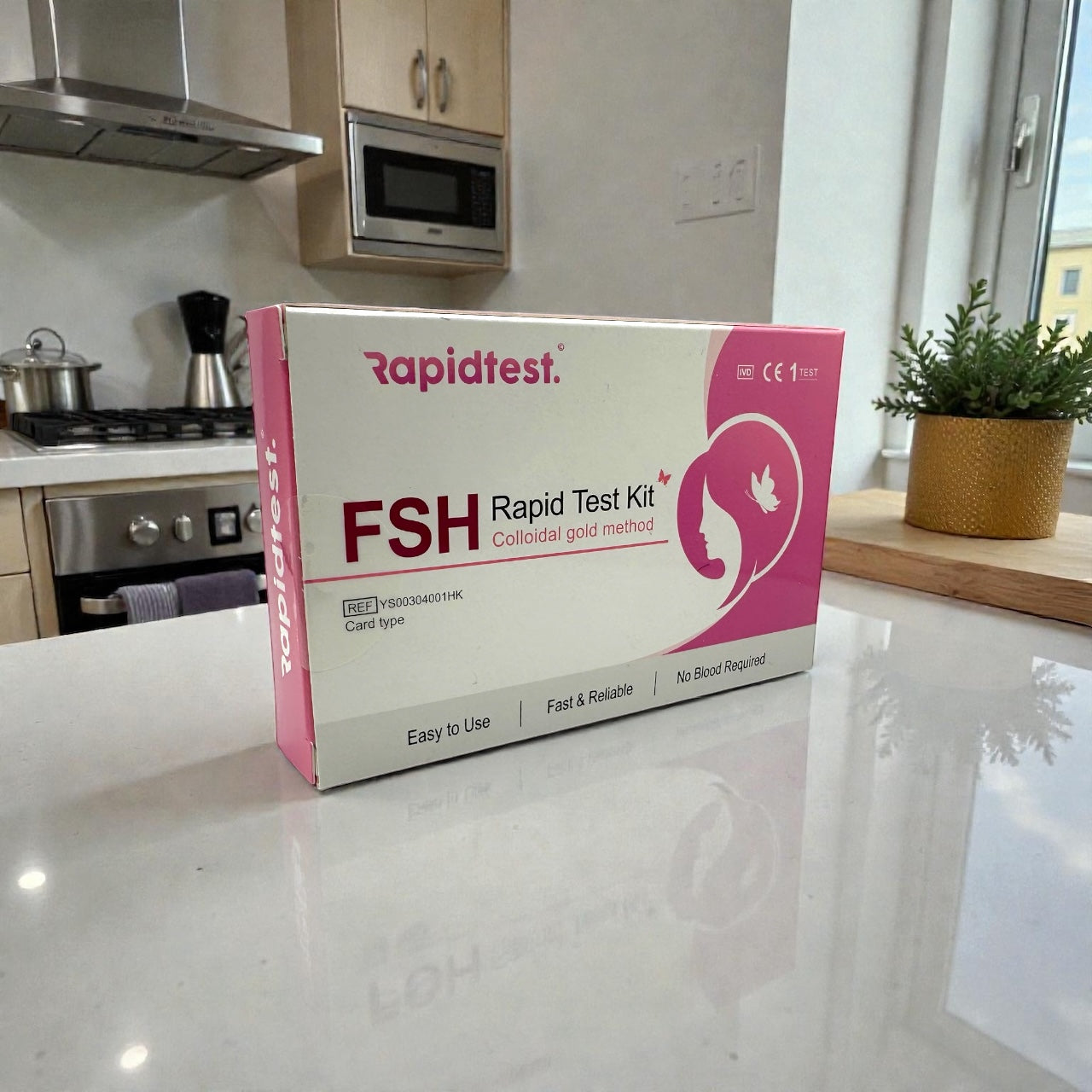 Test rapide du taux d'hormone FSH – Résultats rapides à domicile en 10 minutes