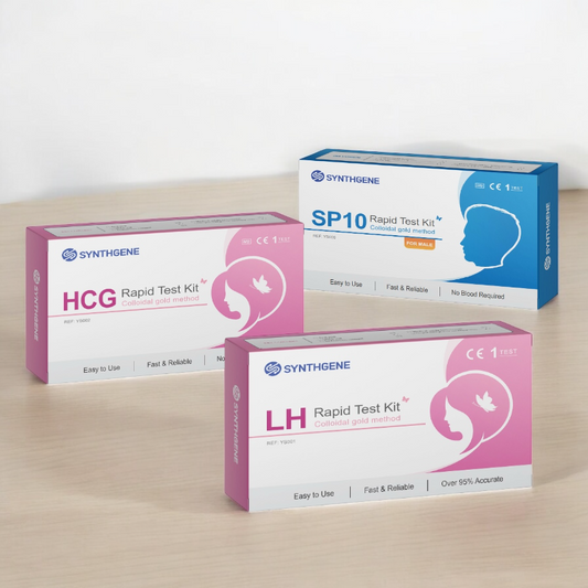Pack Fertilité pour Couples – Bilan de fertilité complet à domicile pour lui et elle (SP-10, LH, FSH et HCG)
