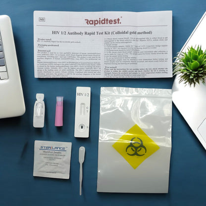 Schnelltest – HIV-Heimtest – Ergebnis in 15 Minuten – 99,8 % Genauigkeit