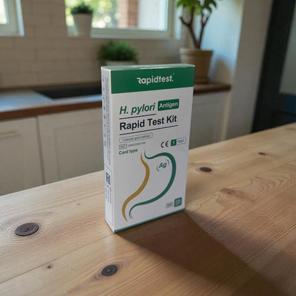 H. pylori Schnelltest – Schnelles Screening für zu Hause zur Erkennung von Magengeschwüren und Verdauungsbeschwerden
