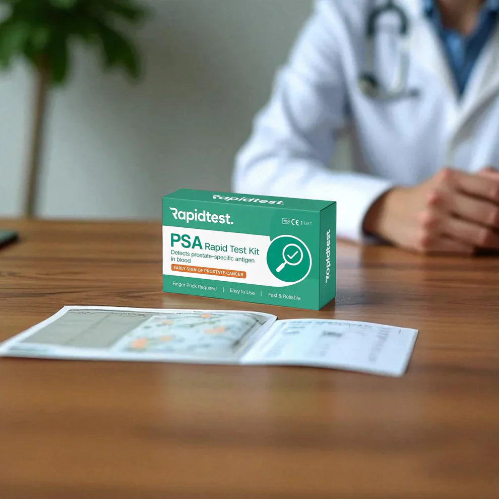Kits de test PSA et FOB pour hommes à domicile - Résultats en 15 minutes, sans laboratoire ni rendez-vous.