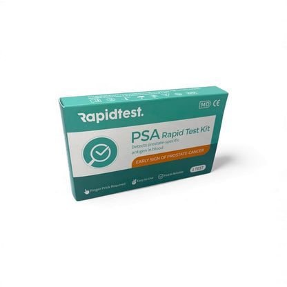 PSA RapidTest: Results at home in 10 Minutes for Early Prostate Cancer Detection. 98.79% Accurate