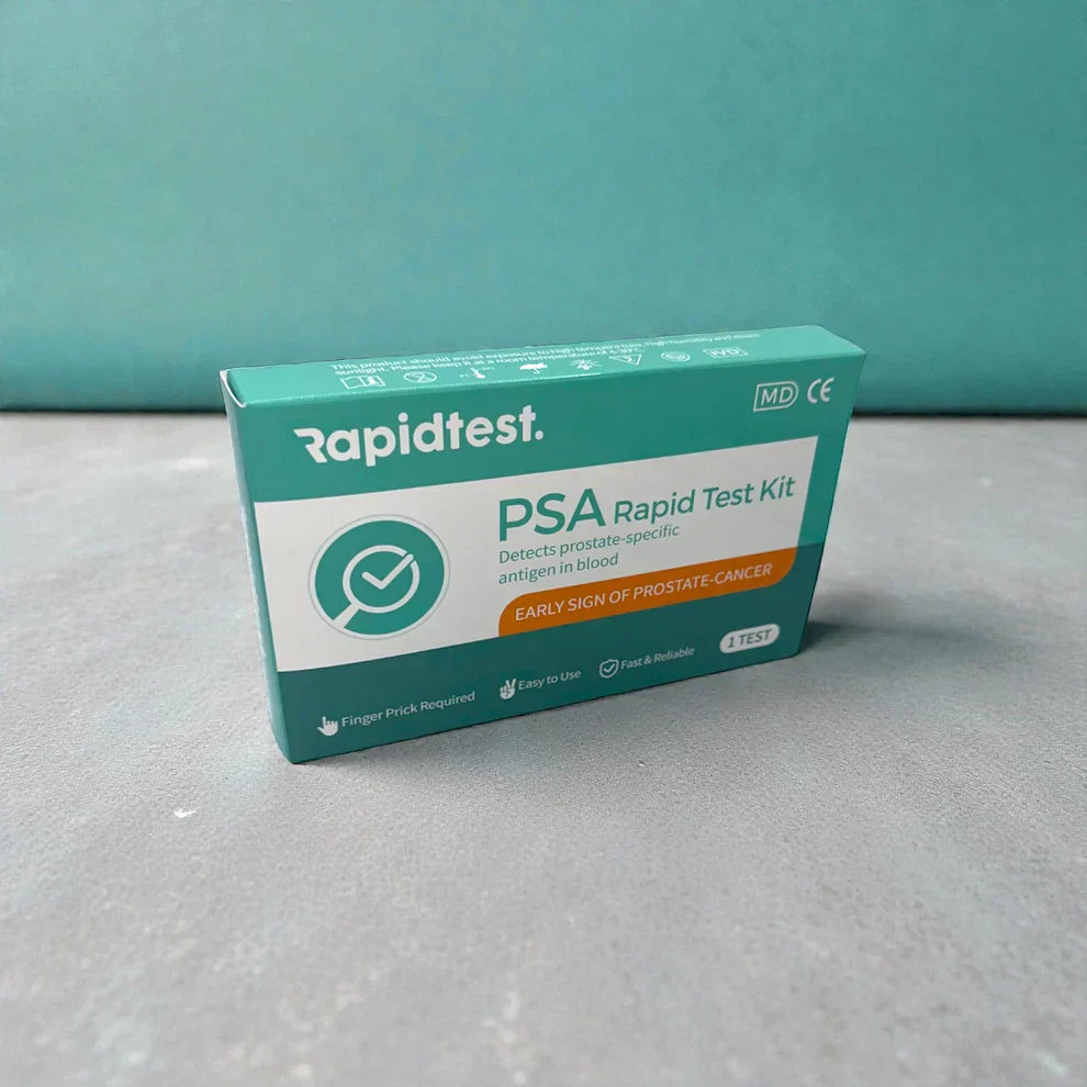 Kits de test PSA et FOB pour hommes à domicile - Résultats en 15 minutes, sans laboratoire ni rendez-vous.