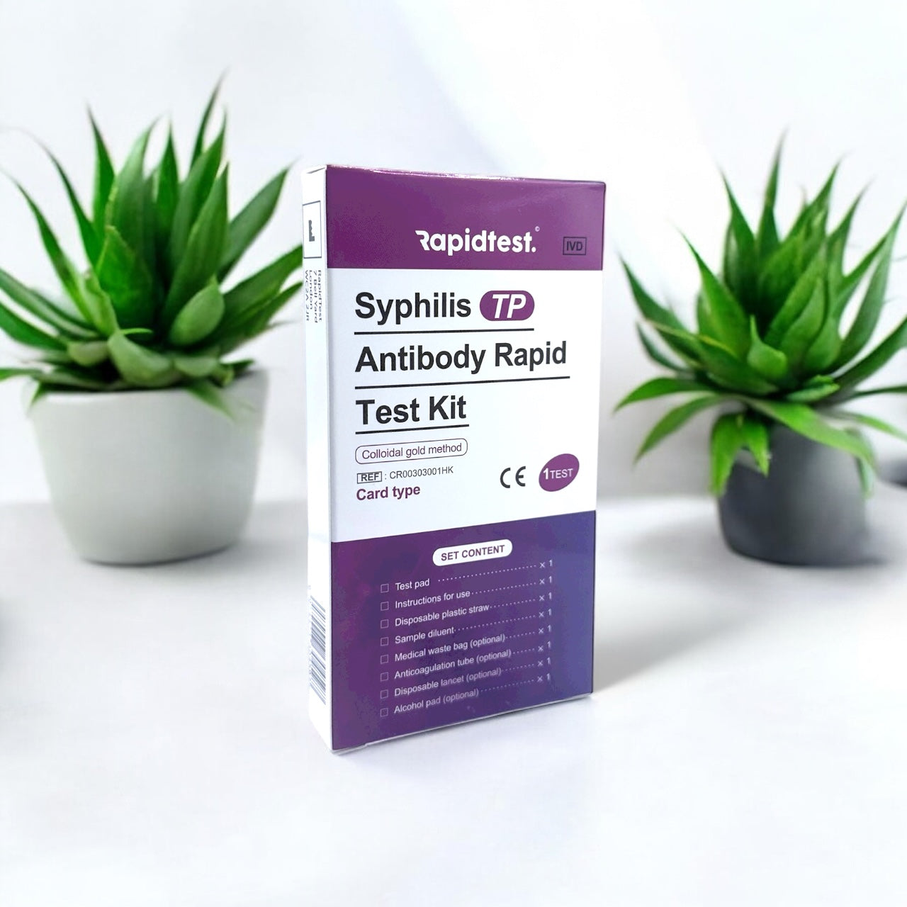 Schnelltest – Syphilis-Schnelltest für zu Hause – Ergebnis in 15 Minuten – 99,8 % Genauigkeit