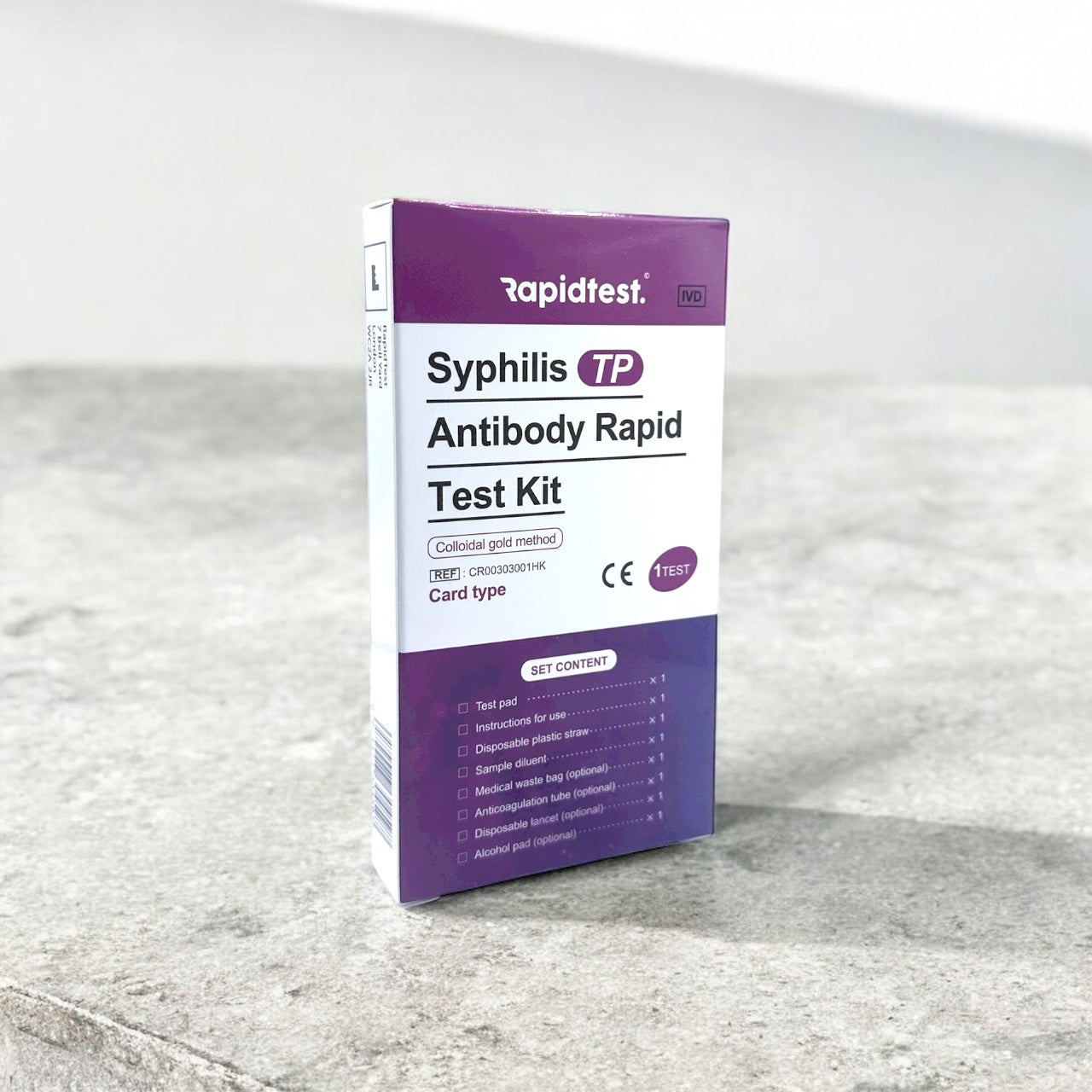Schnelltest – Syphilis-Schnelltest für zu Hause – Ergebnis in 15 Minuten – 99,8 % Genauigkeit